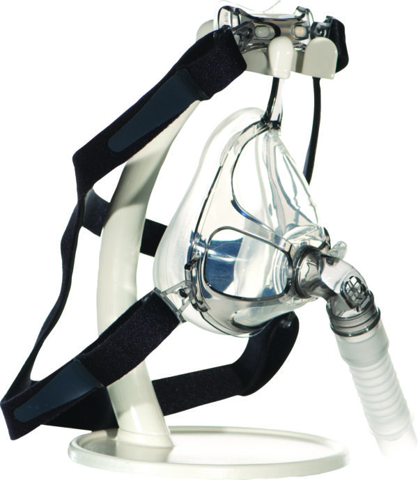 CPAP Mask Stand with Mask