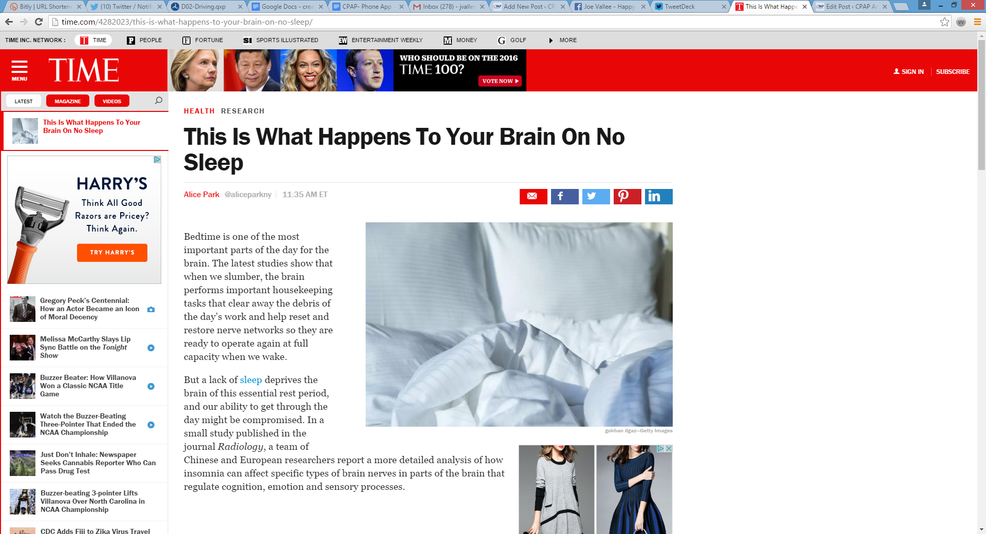 What exactly happens to your brain on no sleep?