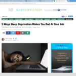 Sleep Deprivation: 5 Ways It Effects Your Job