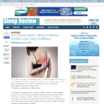 Sleep Problems Could Foreshadow Pain Problems