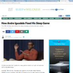 Warriors' Andre Iguodala Stresses Sleep Importance