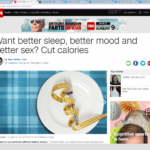Want more sleep and better sex? Cut Calories!