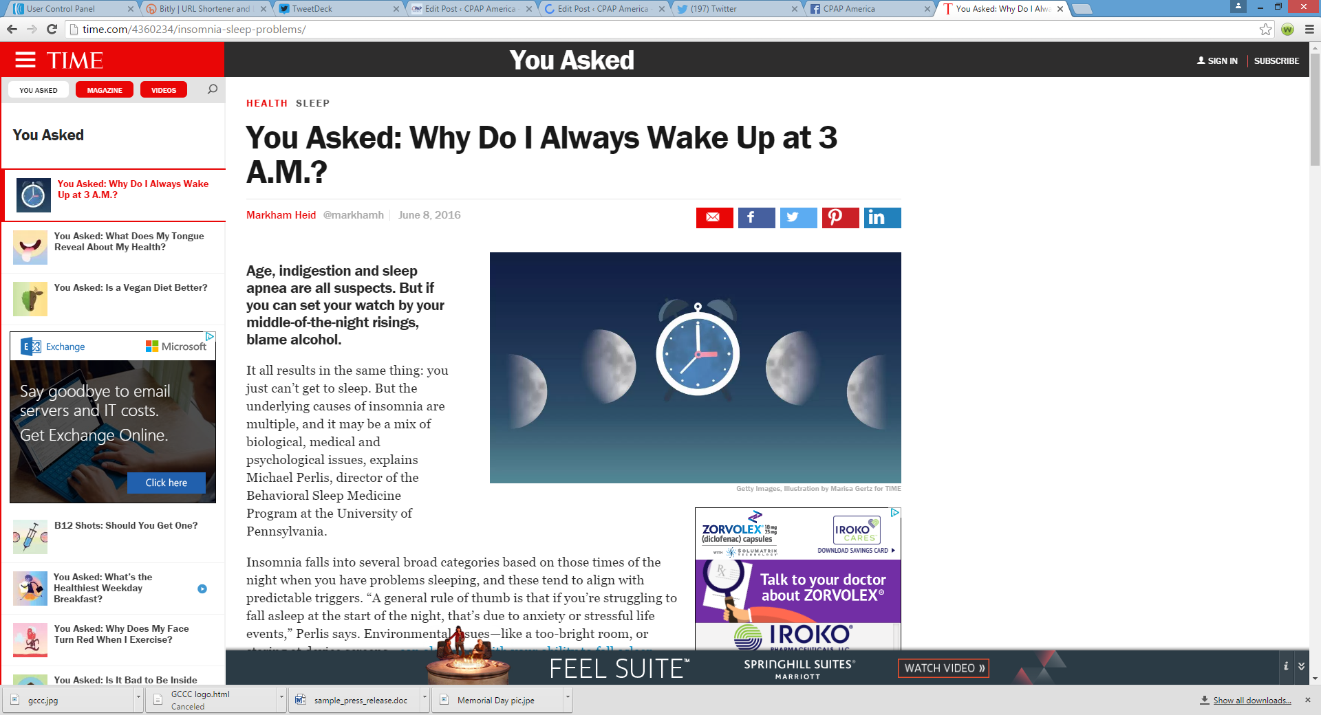 Waking Up From Sleep At 3 A.M.? You're Not Alone