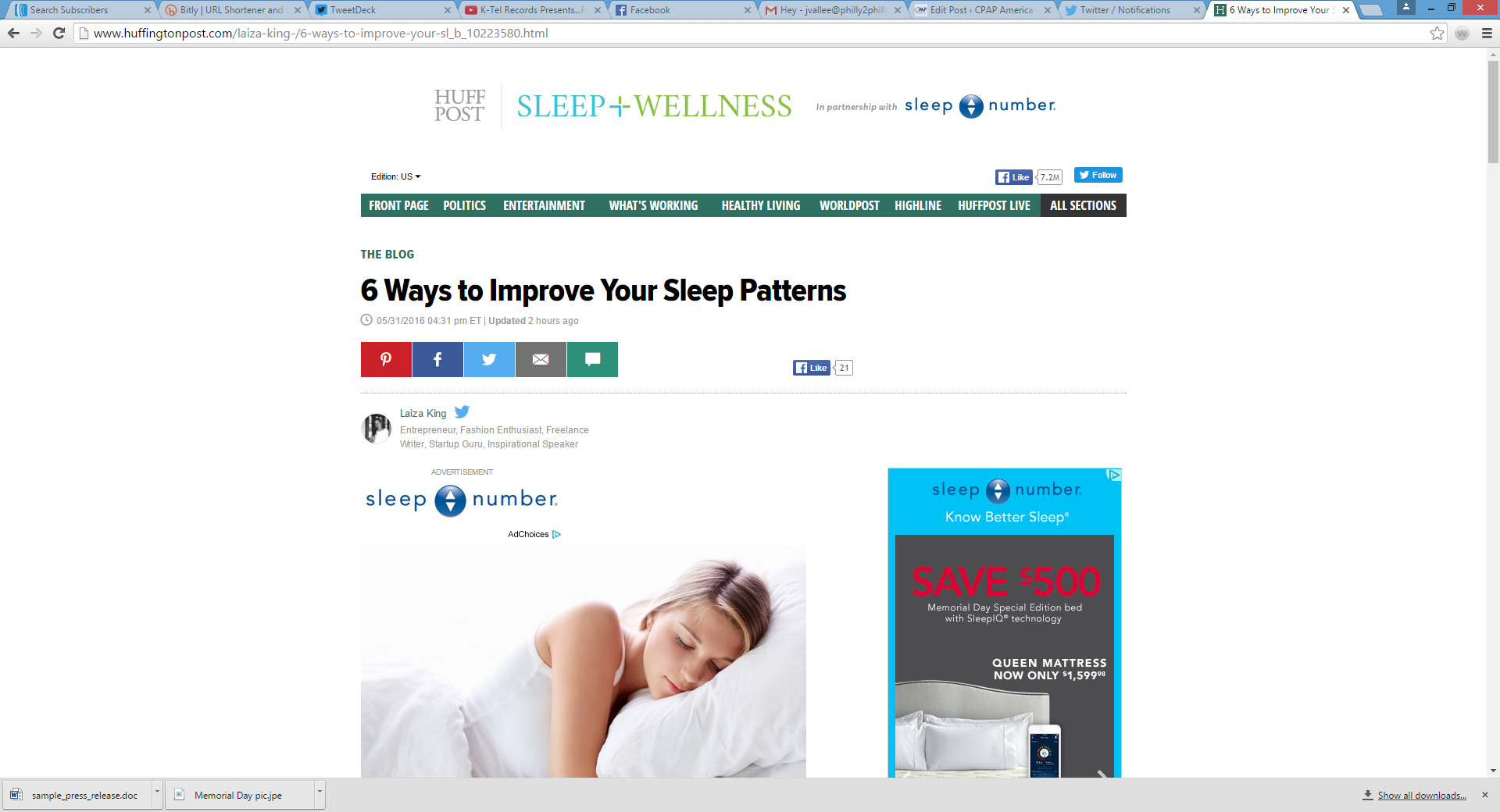 Improve Sleep Patterns Using These Methods