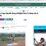 Could Yoga Cure Your Insomnia? It Just Might