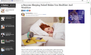 Study: Sleeping Naked Can Make You Healthier and Wealthier