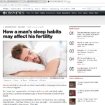 STUDY: A Man's Sleep Habits Could Affect His Fertility
