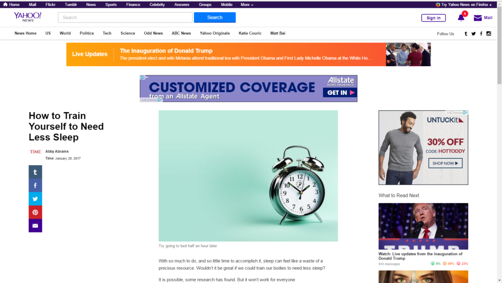 Sleep Can You Actually Train Yourself To Get Less Of It?