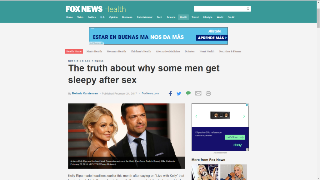 Why Do Men Get Sleepy After Sex It Could Be Sleep Apnea