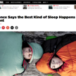 According to science, tent sleep is the best kind of sleep you can get