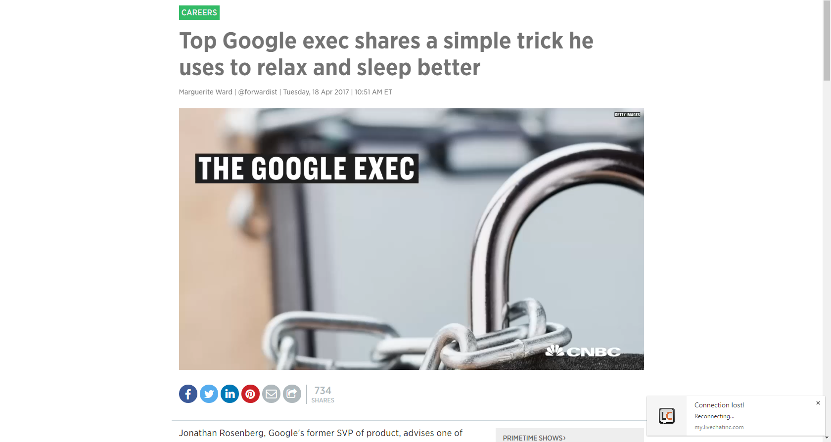 Google exec shares his secret to sleep