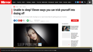 Doze off easier with these sleep tips!